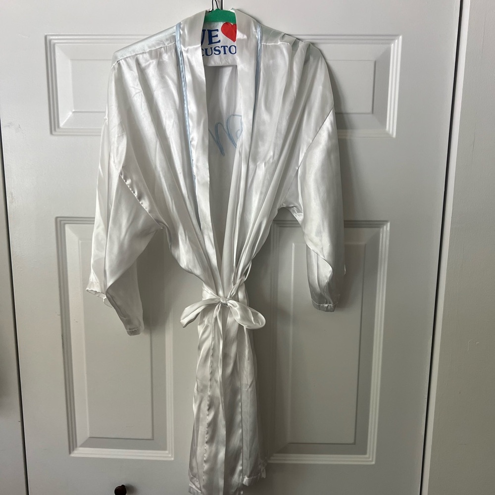 Mrs bridal robe & slip dress